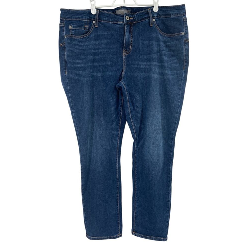 Torrid‎ Boyfriend Straight Vintage Stretch Mid-Rise Plus Jean 20